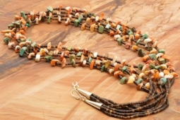 4 Strand Necklace with All of the Colors of the Painted Desert